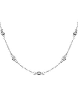 Collana girocollo in argento con punti luce di zircone bianco Chimiama Gioielli Passione Zircone 130063.